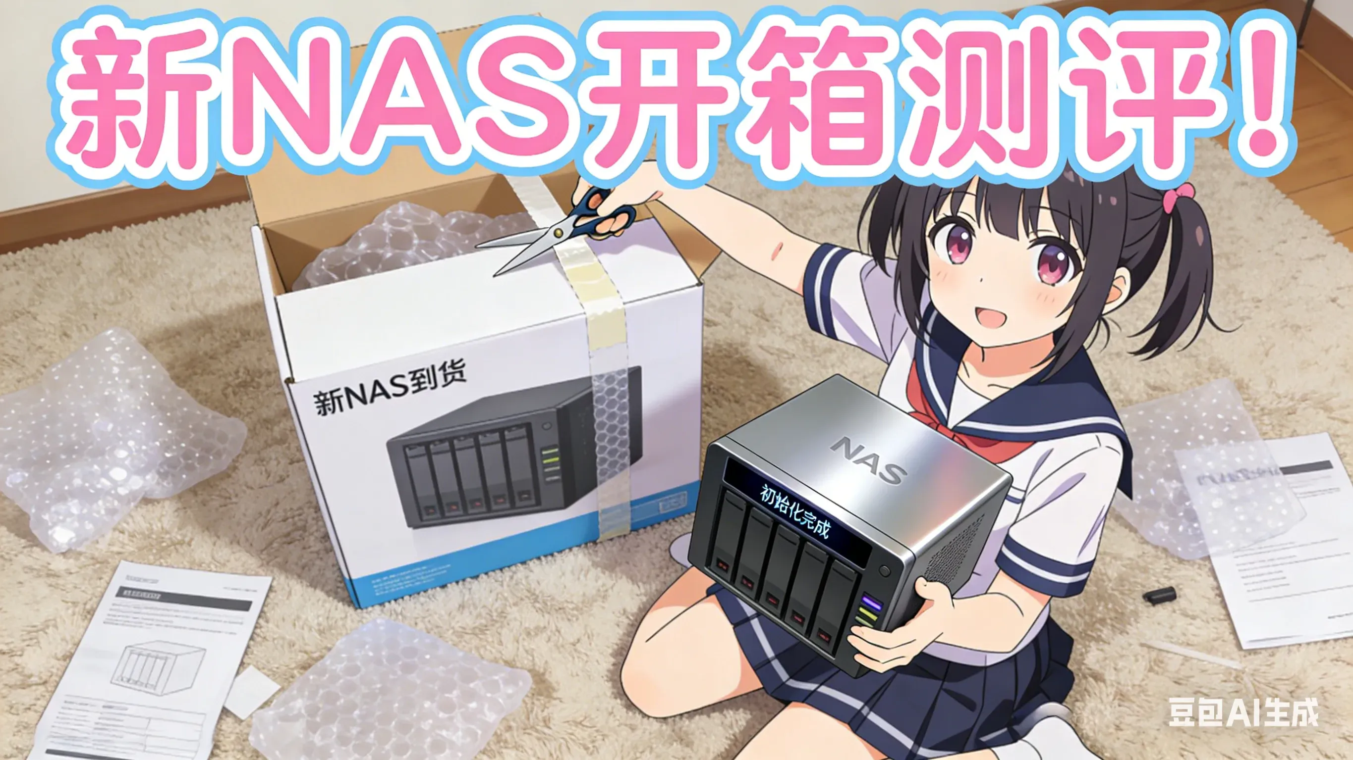 新NAS到货啦！飞牛联名NAS开箱！